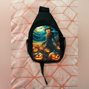 Pumpkin Scarecrow Sling Bag 🎃NWOT🎃